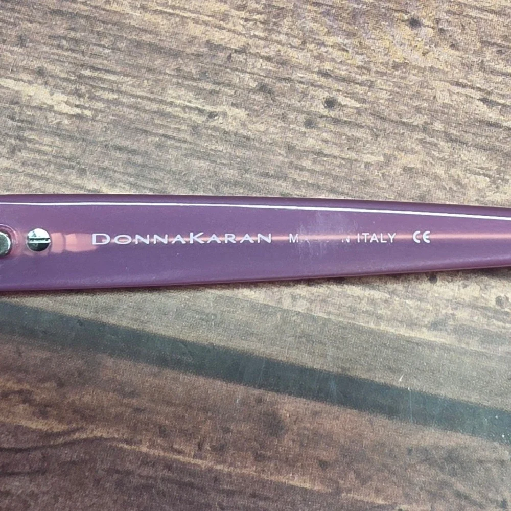 Donna Karan DK 1506 3083 Purple Rectangular Eyeglasses Frames Italy 51-16-125